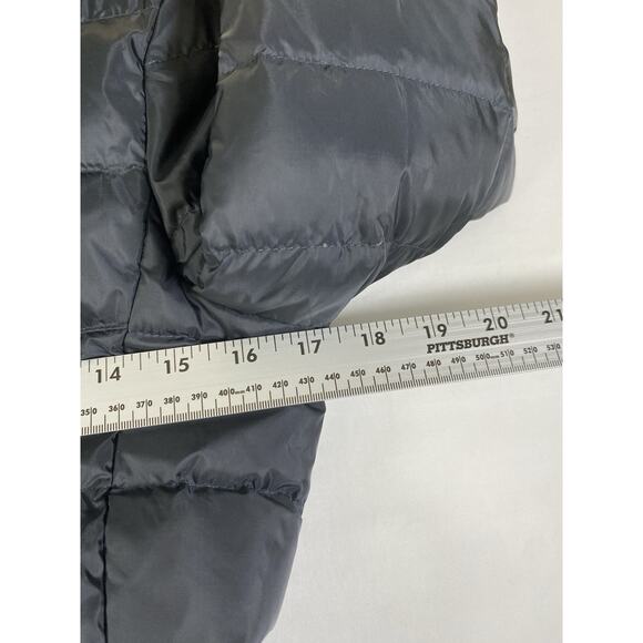 ZARA Puffer Coat Jacket, Size Small, Zipper Pockets, Fitted, Black, Outerwear - Picture 6 of 8